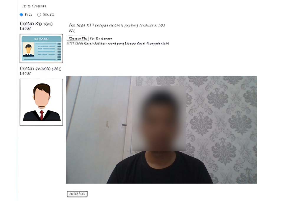 contoh swafoto cpns
