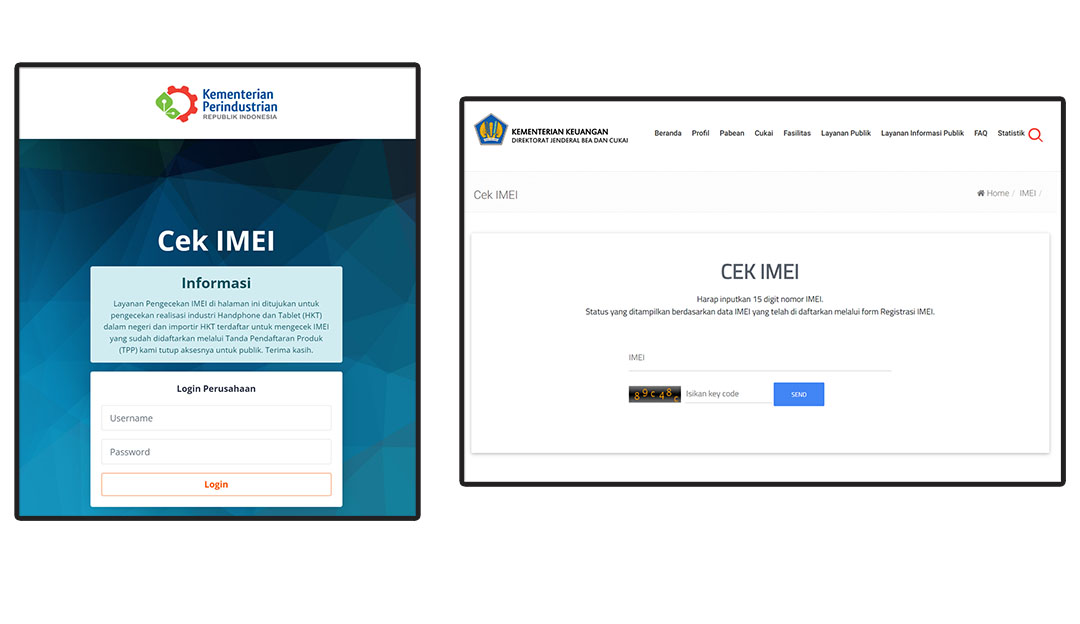 Perbedaan Imei Melalui Bea Cukai dengan Kemenperin