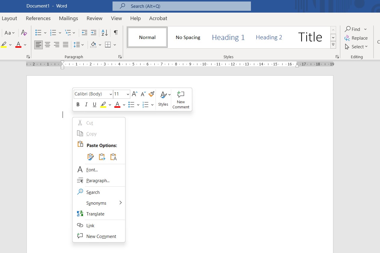 Jenis dan Fungsi Paste di Ms Word