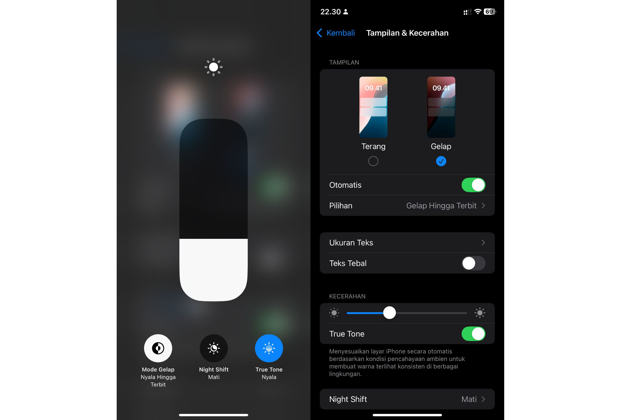True Tone di iPhone untuk Apa