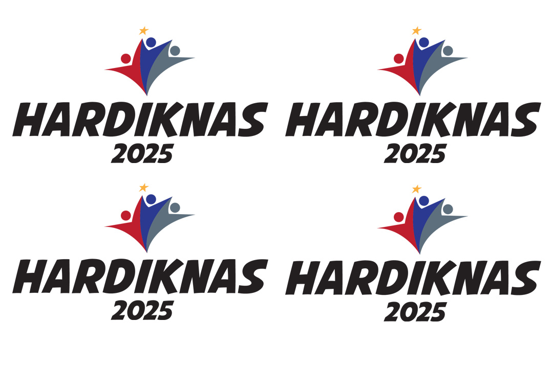 Desain Logo Hardiknas Tahun 2025