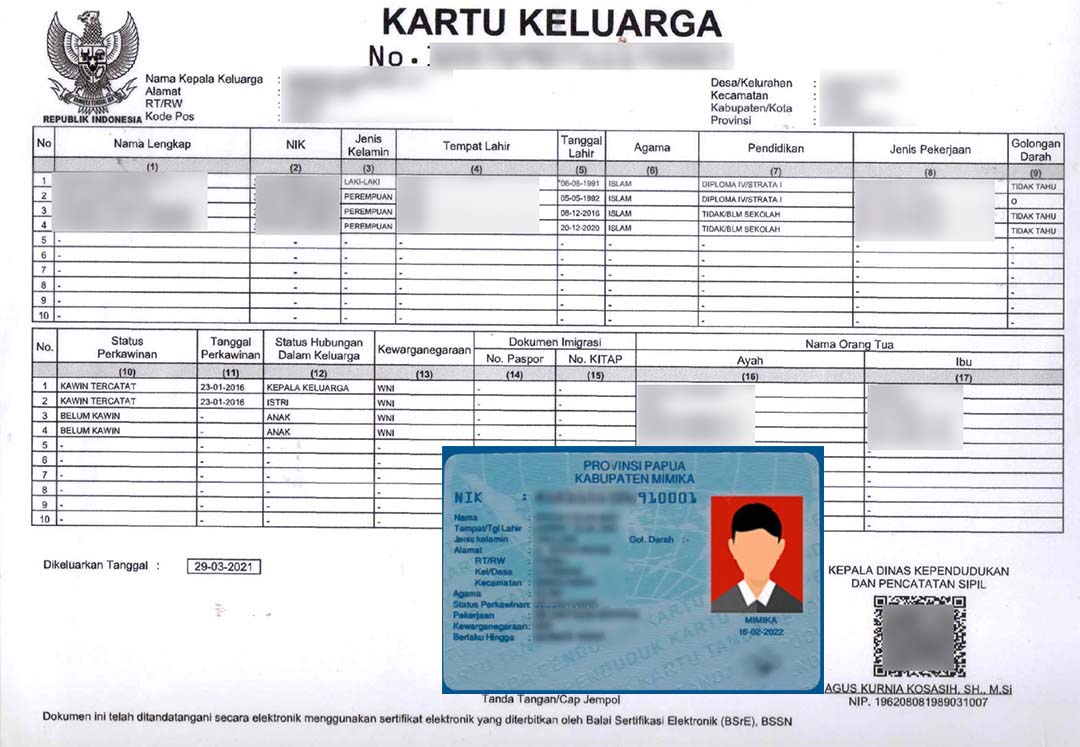 No Kartu Keluarga Bisa Berubah-ubah