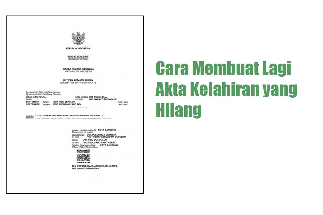 Akta Kelahiran Hilang