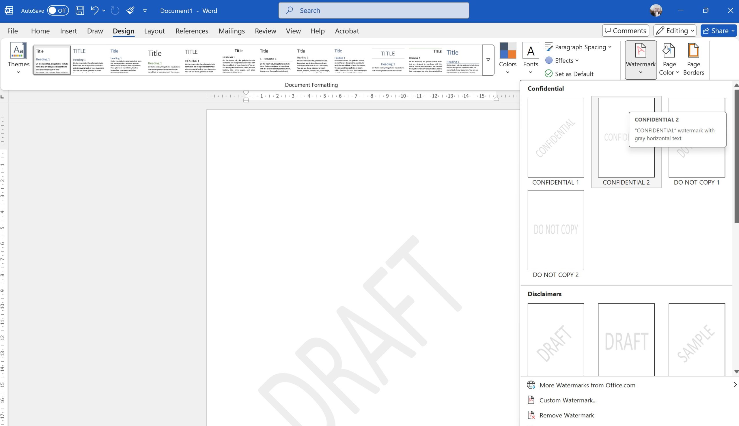 Cara Membuat Watermark di Ms Word