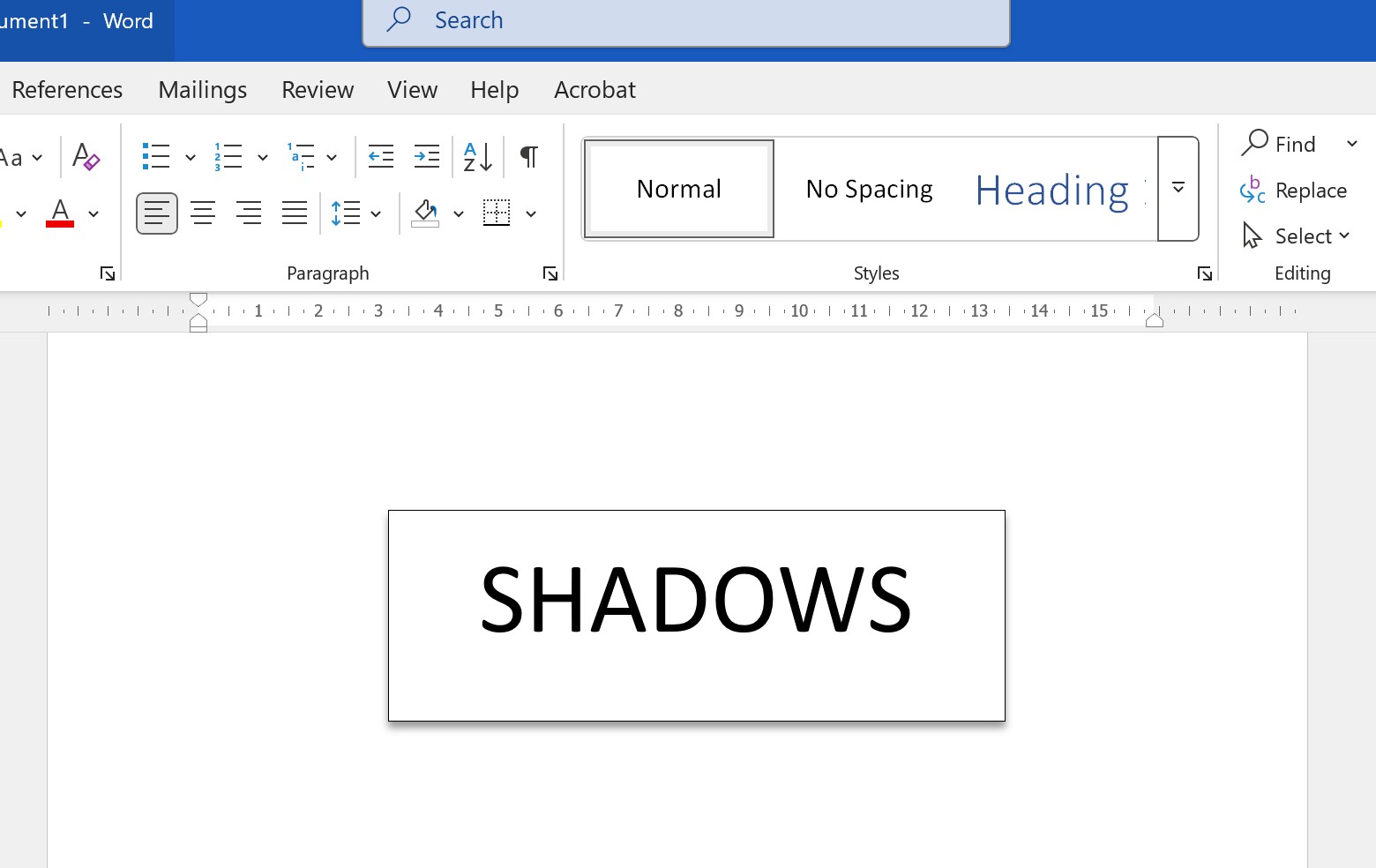 Cara Menambahkan Efek Bayangan Pada Text Box di MS word