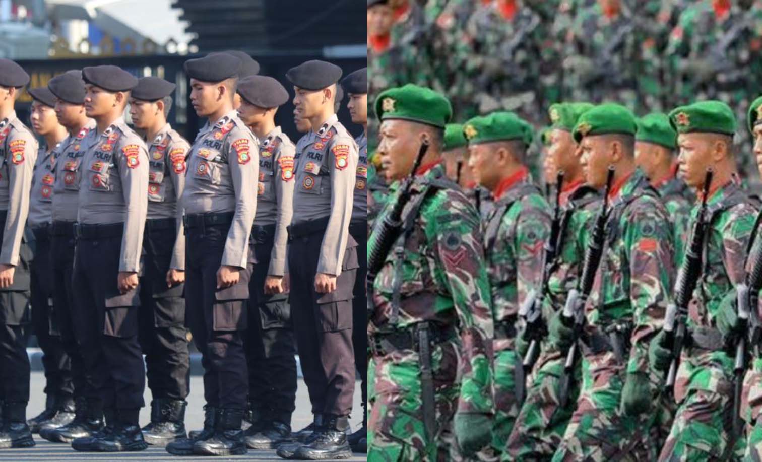 Gaji TNI Vs Polri