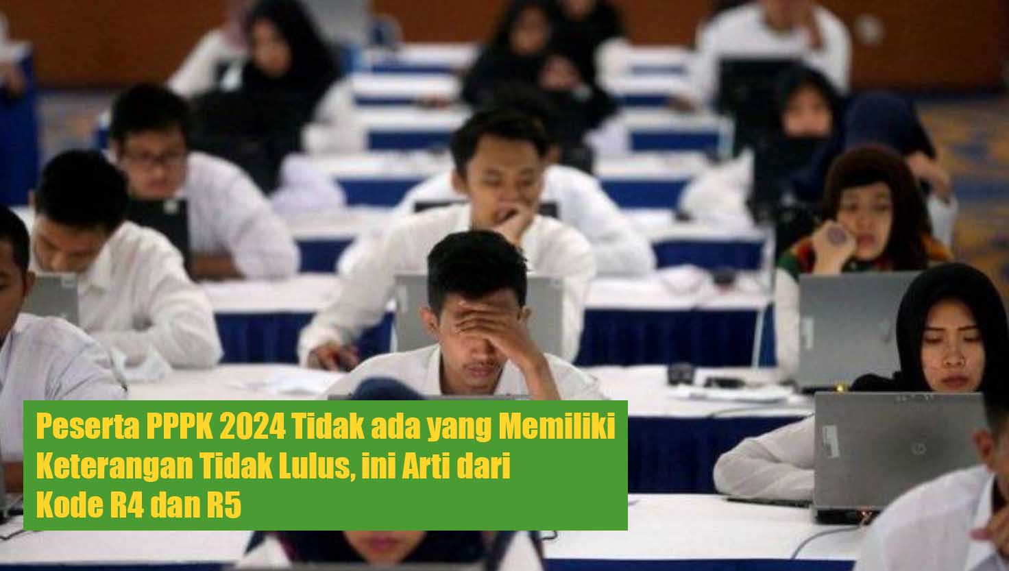 Peserta PPPK 2024 Tidak ada yang Memiliki Keterangan Tidak Lulus, ini Arti dari Kode R4 dan R5